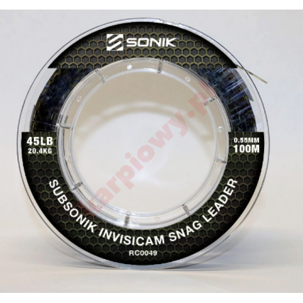 Subsonik Invisicam Snag Leader 0.55mm 100m