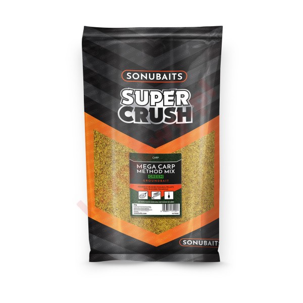 Zanęta Supercrush Mega Carp Method Mix - Green