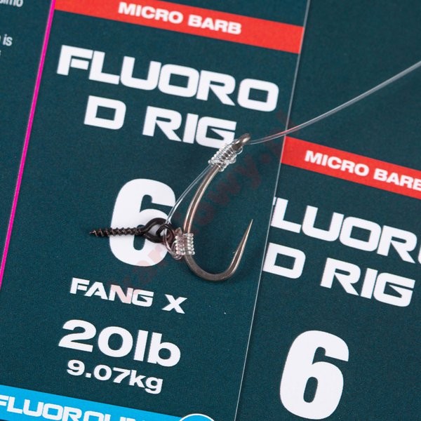 Przypon Fluoro D-Rig Size 2 (Micro Barbed)