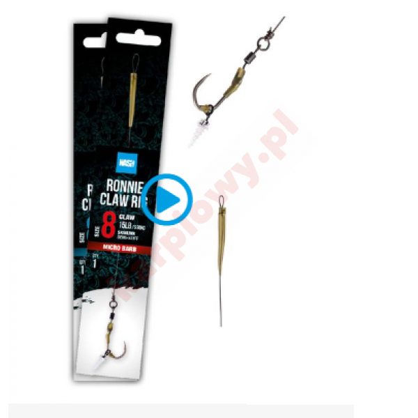 Przypon Ronnie Claw Rig Size 4 Barbless