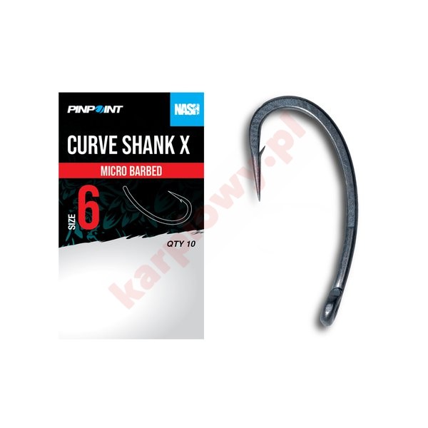 Haczyki Curve Shank X size 6