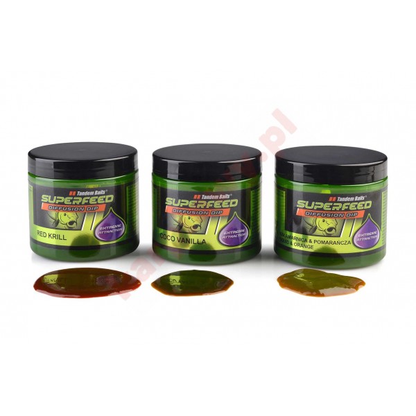 SuperFeed Diffusion Dip 100ml Halibut & Truskawka