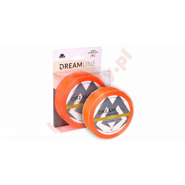 ŻYŁKA - DREAMLINE CARP - 0.30mm/1200m - FLUO POMARAŃCZOWA - op.1szp.